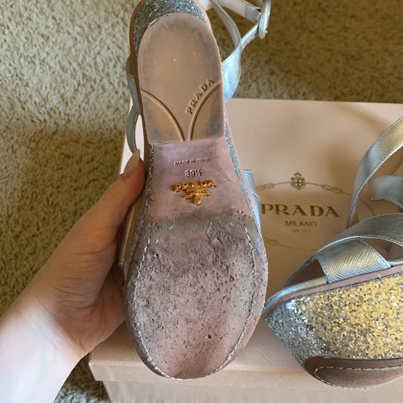 Prada Glitter Heels - Picture 3 of 7